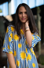 Robe rayée soleil