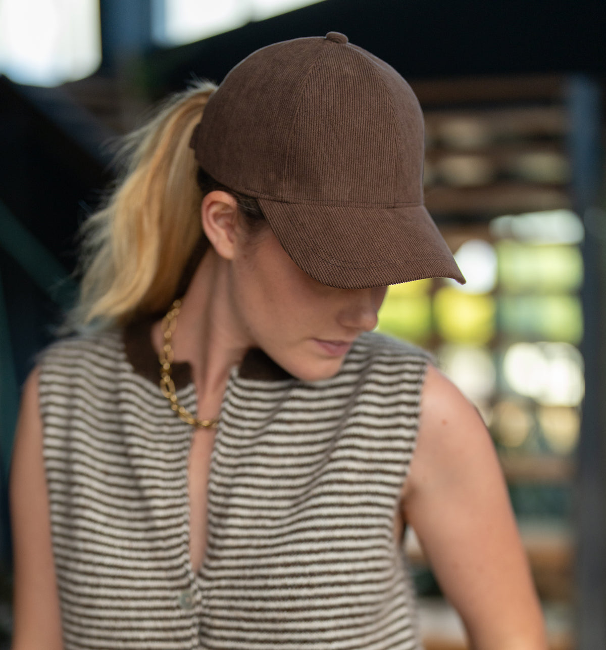 Casquette velours