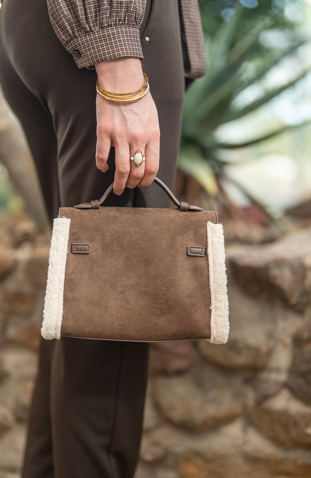 Sac à main laine