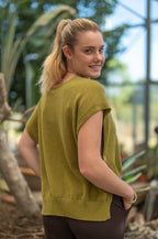 Pull sans manches sequins