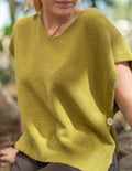 Pull sans manches sequins