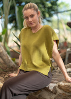Pull sans manches sequins