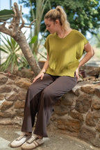 Pull sans manches sequins