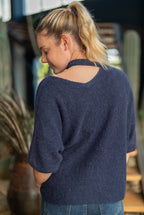Pull col ouvert