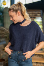 Pull col ouvert