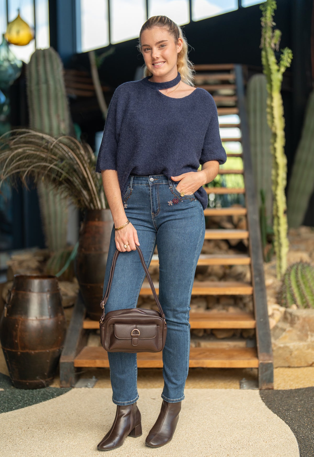 Pull col ouvert