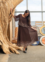 Robe plissée