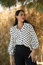 Tunique à pois