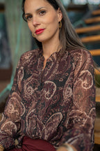 Chemise motif cachemire