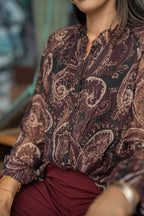 Chemise motif cachemire