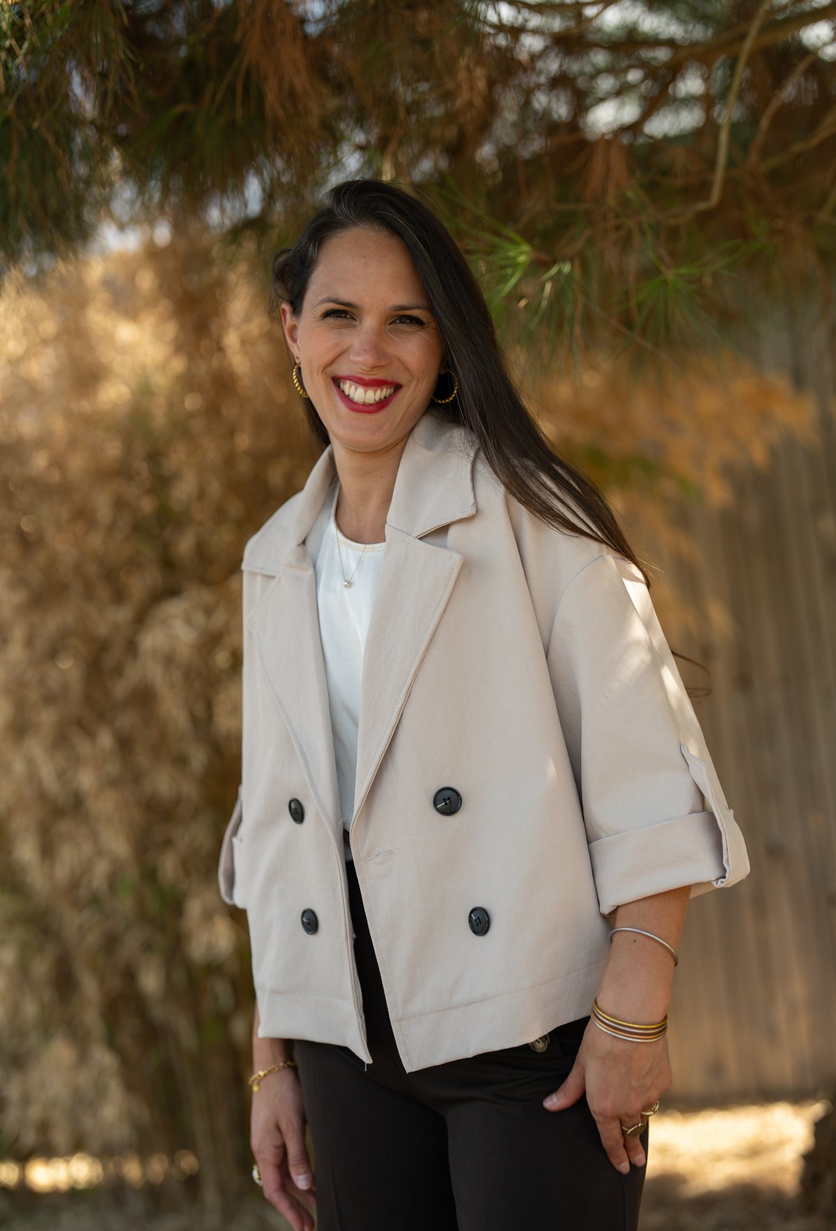 Veste trench court