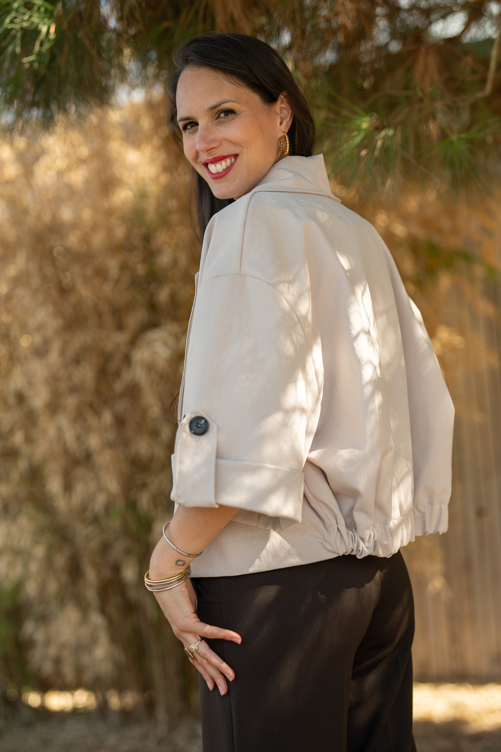 Veste trench court