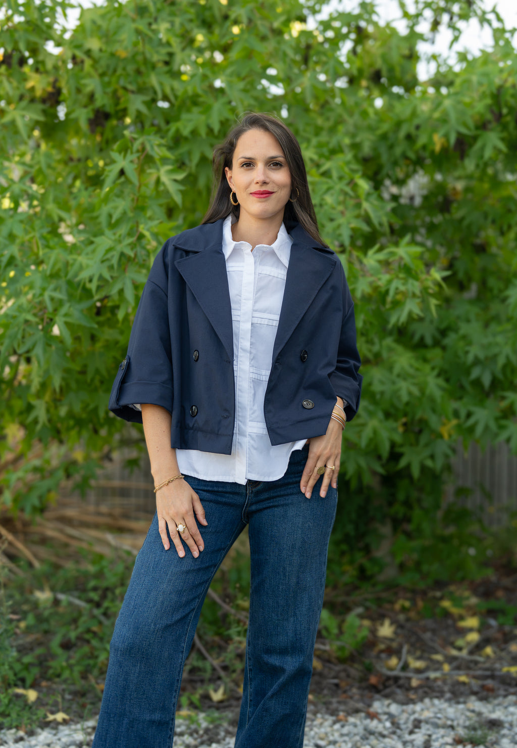 Veste trench court