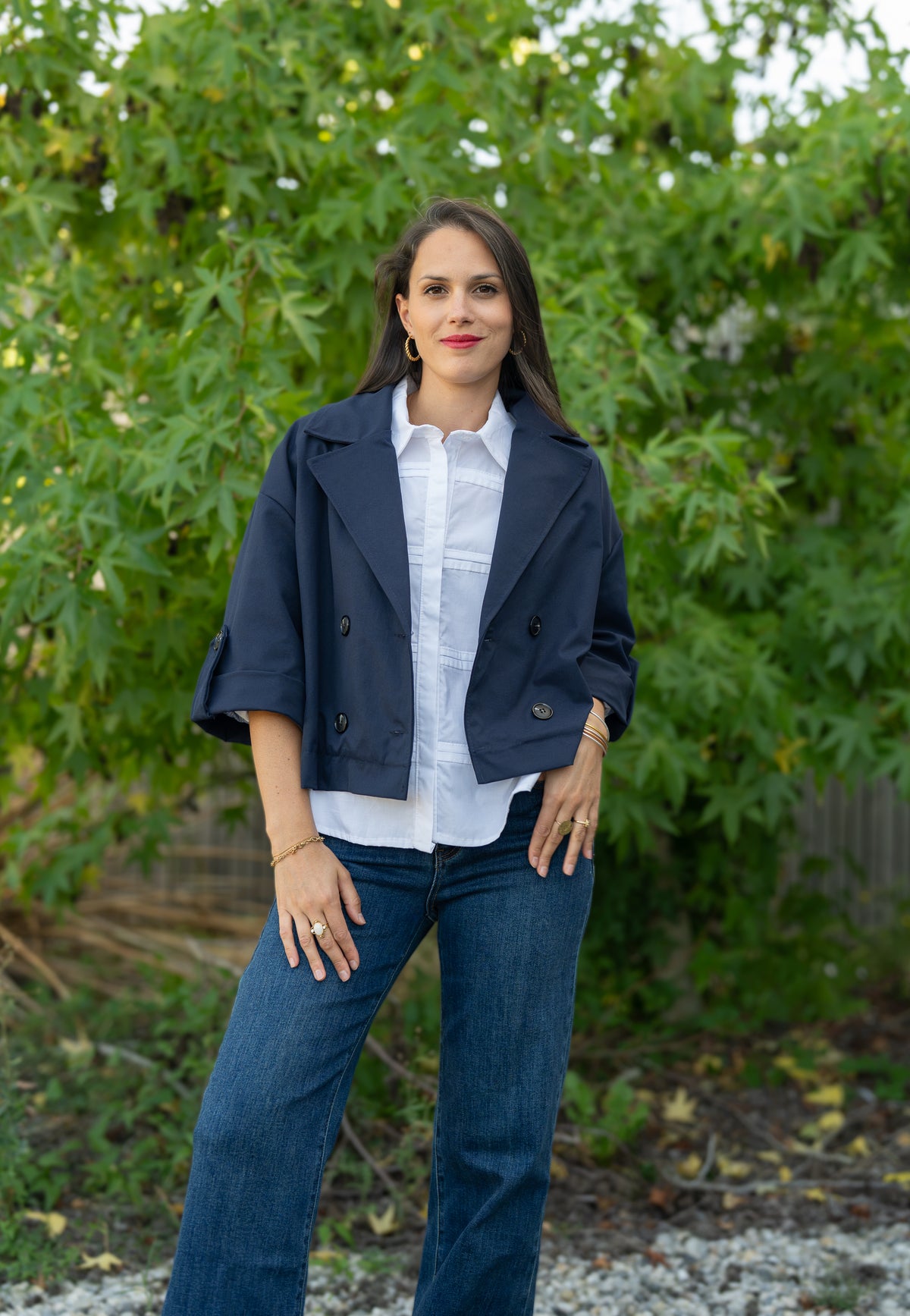 Veste trench court