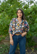 Blouse fleurs