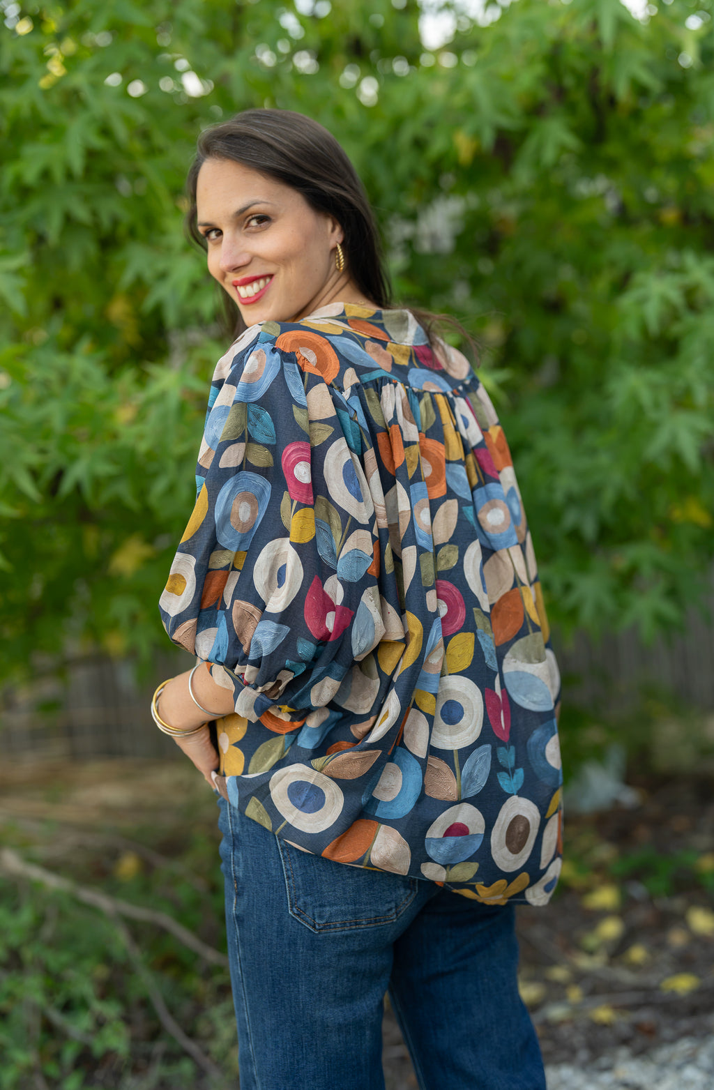 Blouse fleurs