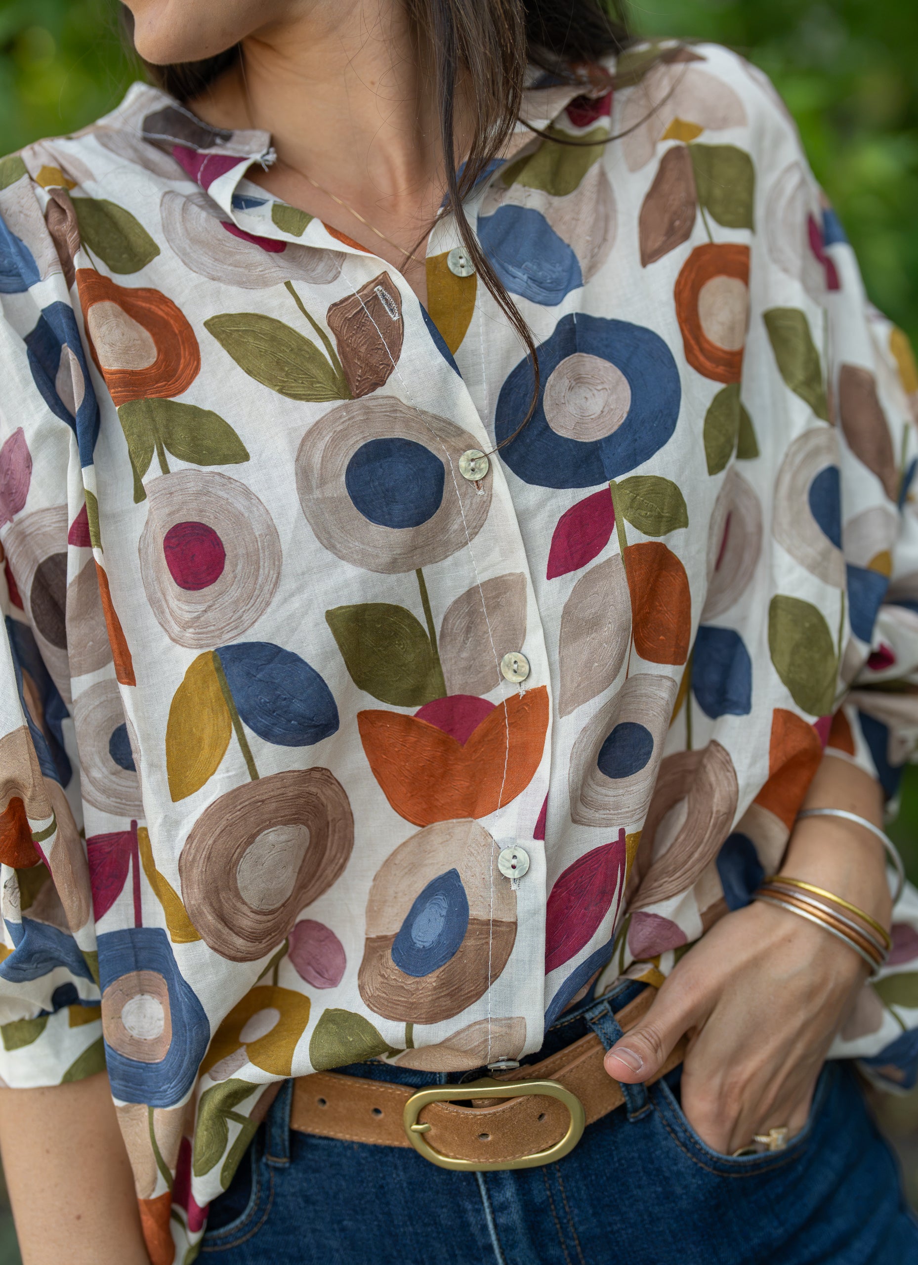 Blouse fleurs
