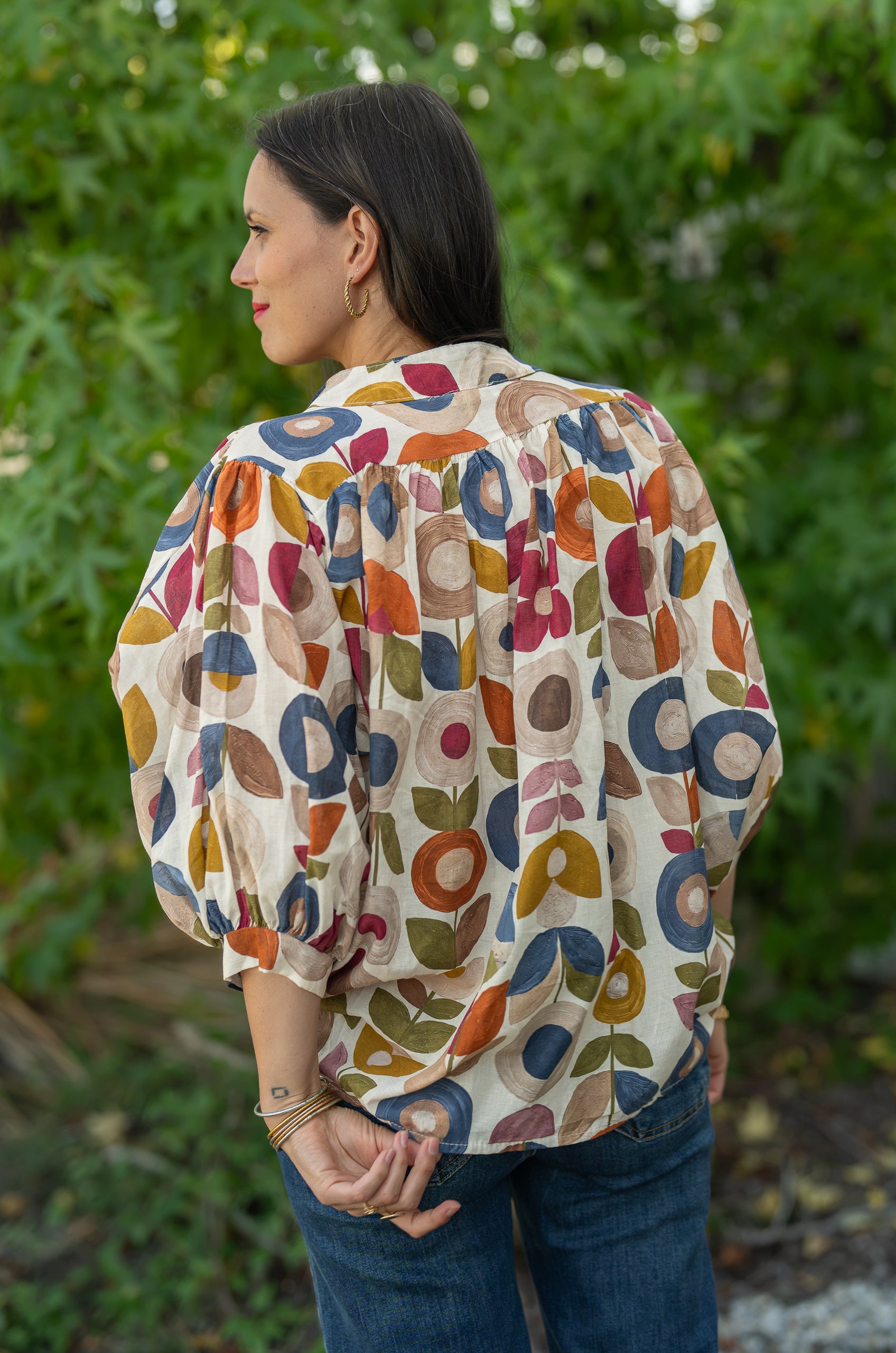 Blouse fleurs