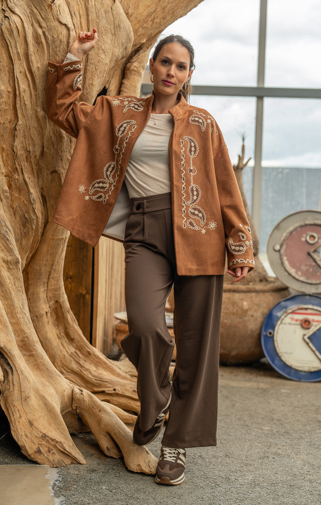 Veste brodée