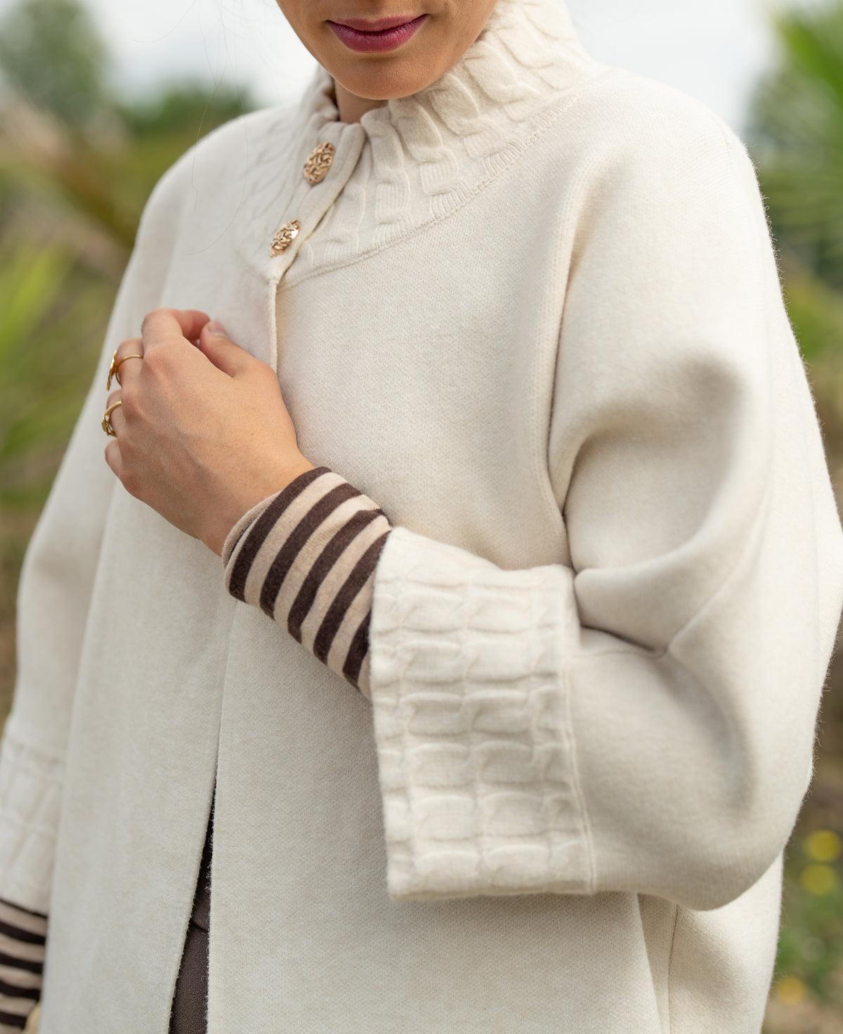 Veste col boutonné