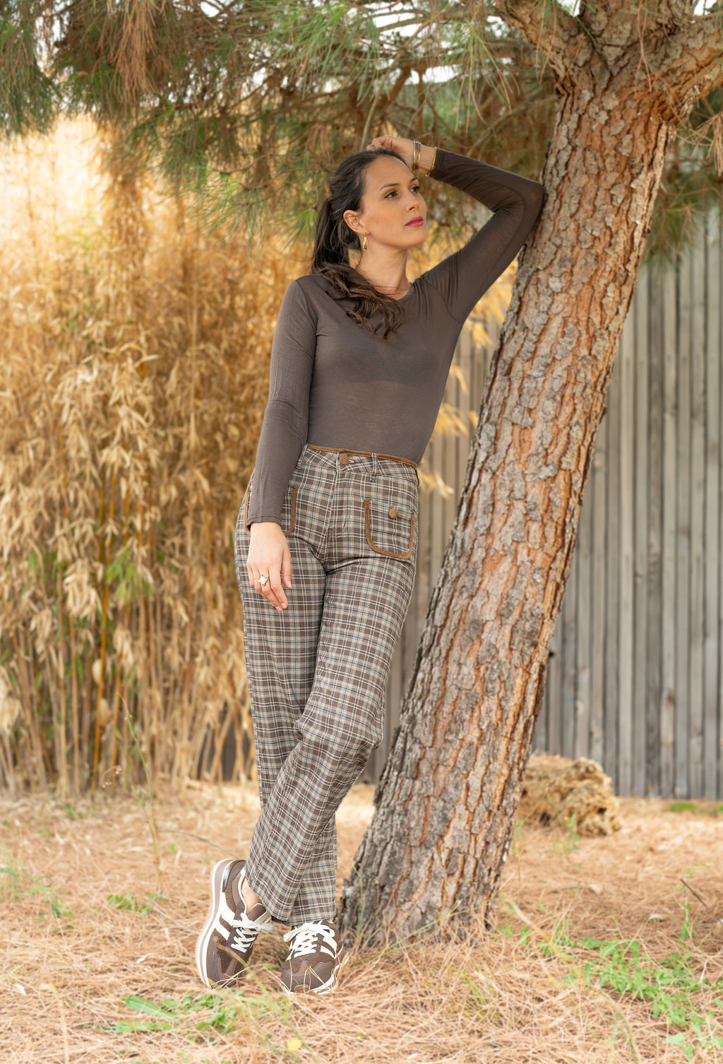 Pantalon carreaux