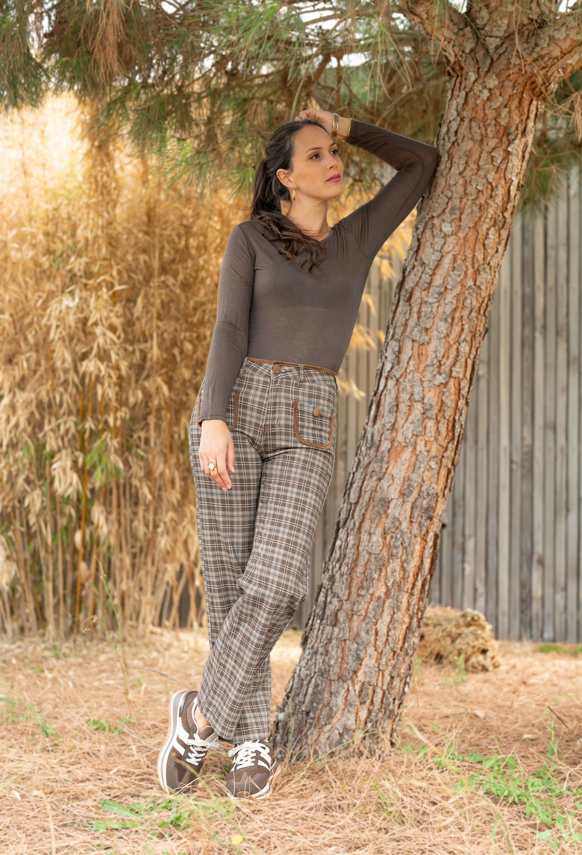 Pantalon carreaux