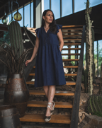 Robe uni pailletés