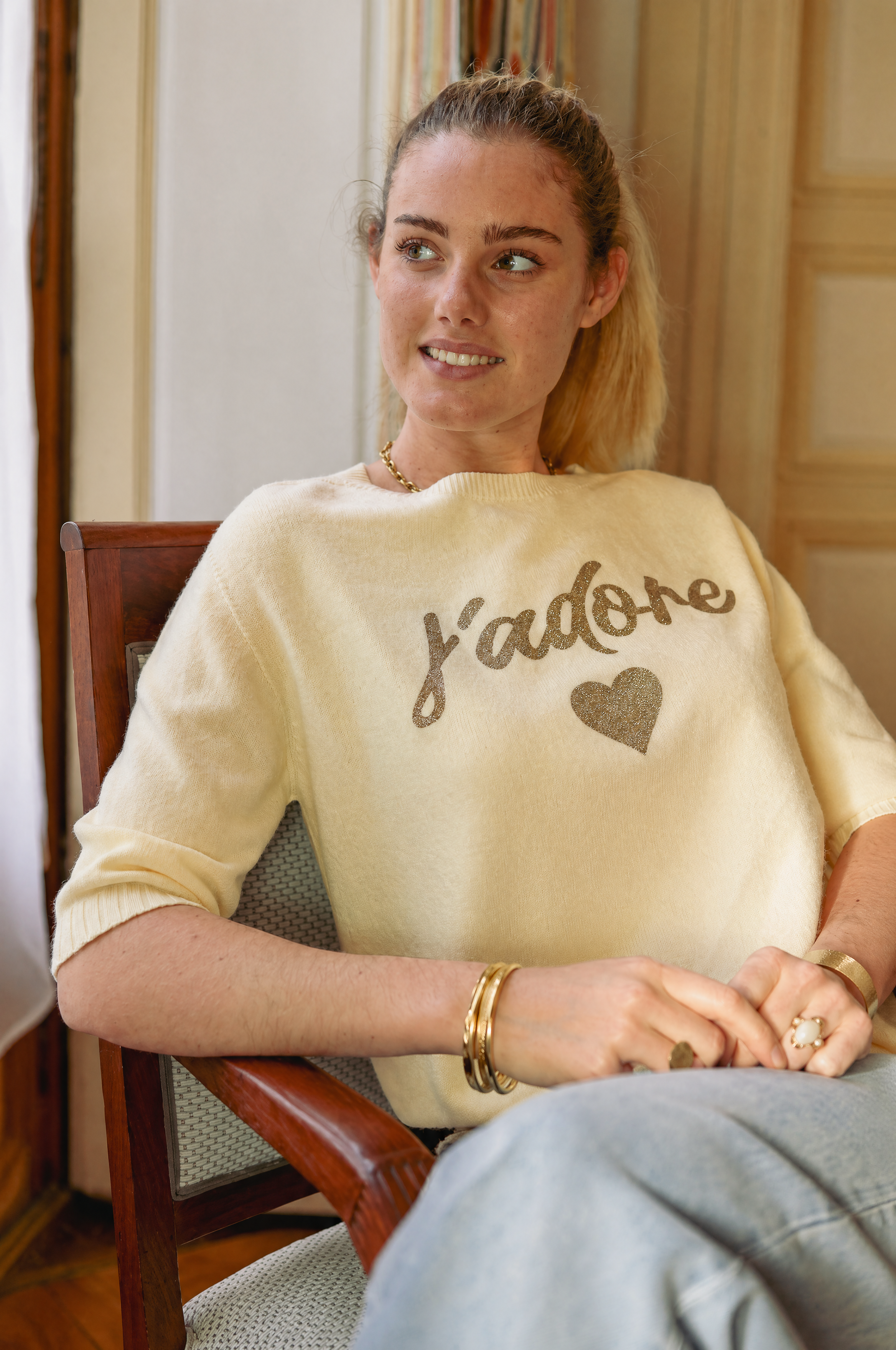 Pull "J'adore"