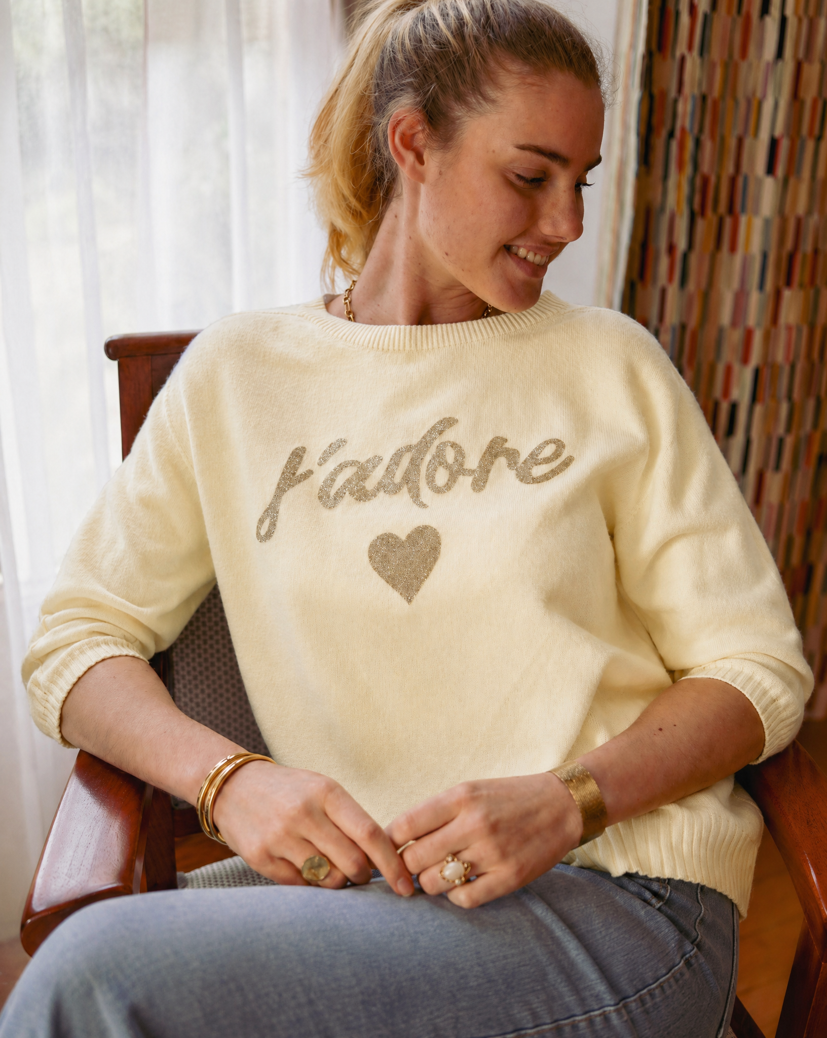 Pull "J'adore"