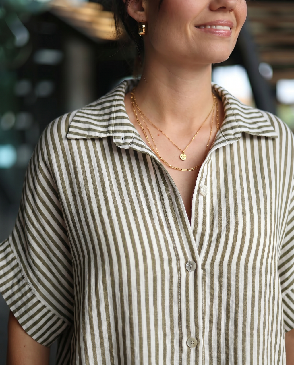 Robe rayée