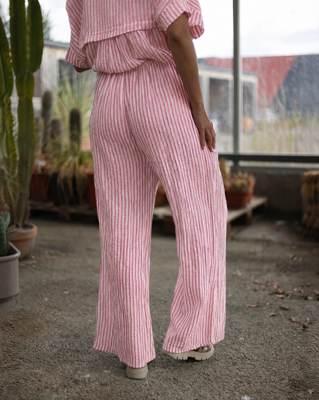 Pantalon rayé