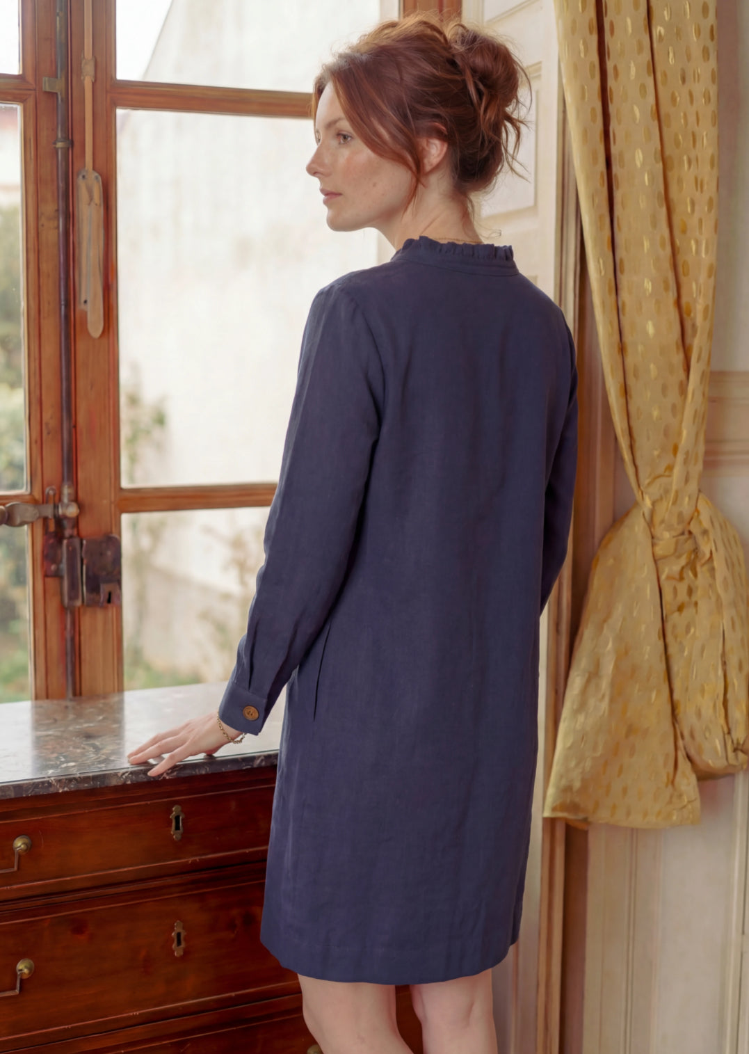 Robe courte coton