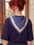 T-shirt foulard pois
