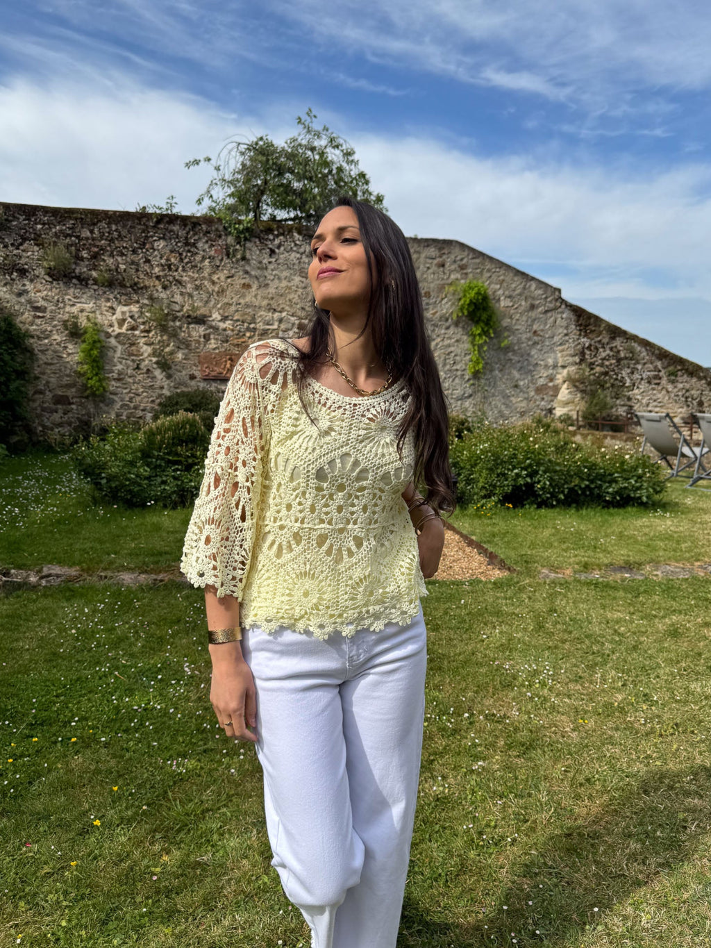 Pull 2 en 1 crochet