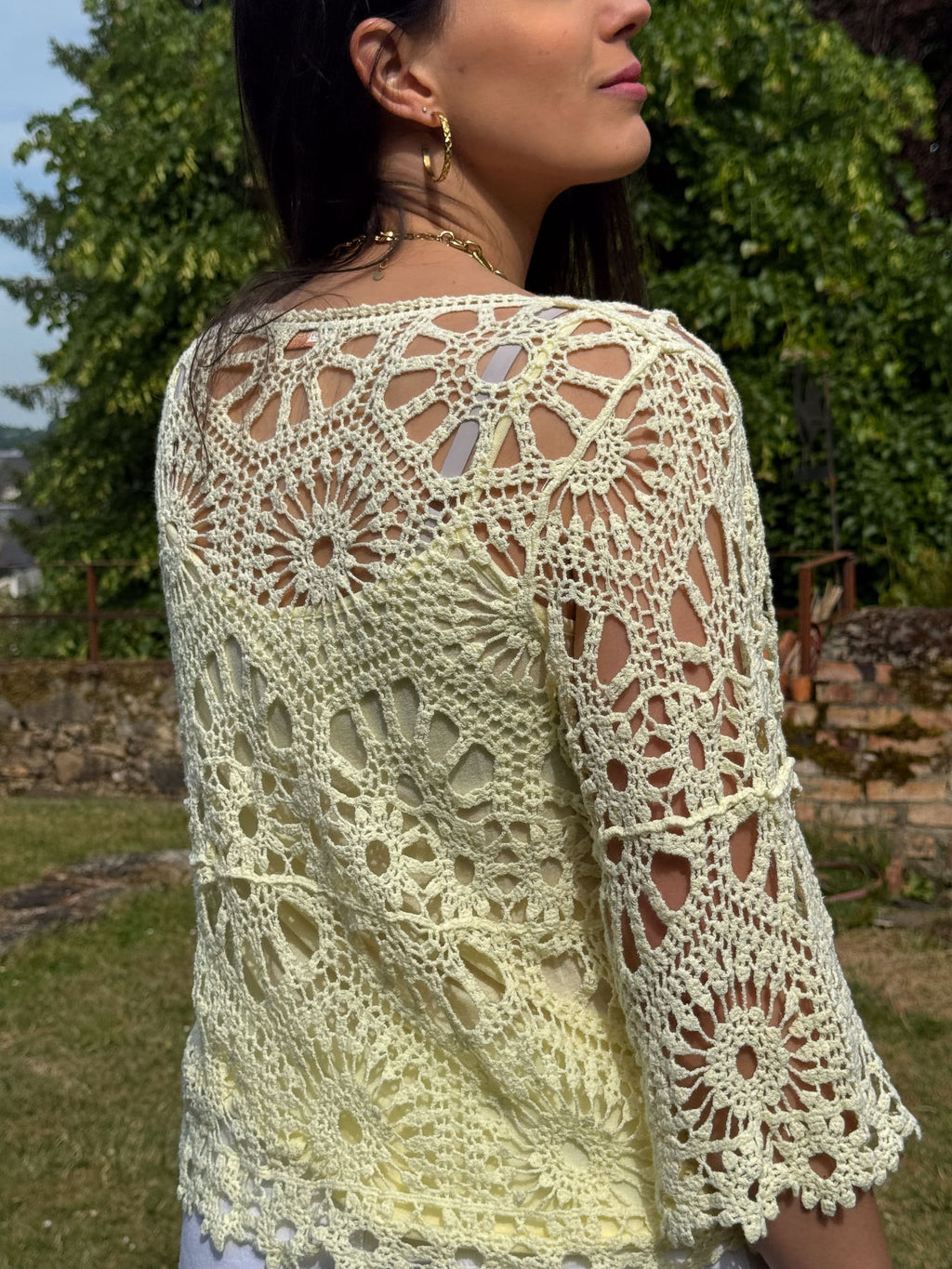Pull 2 en 1 crochet