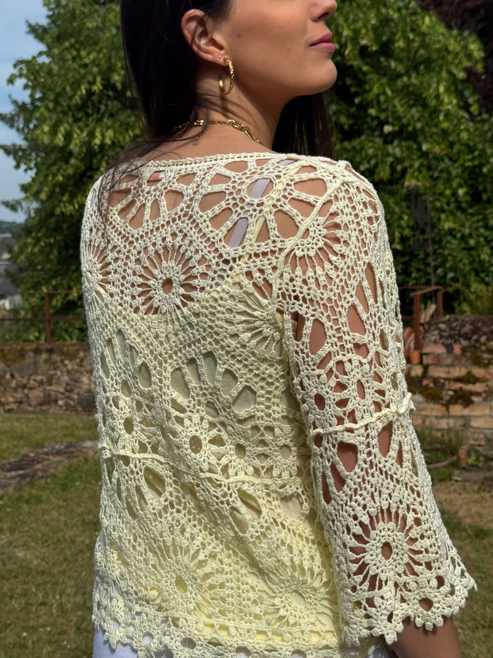 Pull 2 en 1 crochet