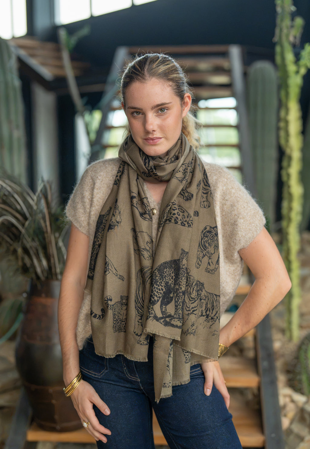 Foulard félins