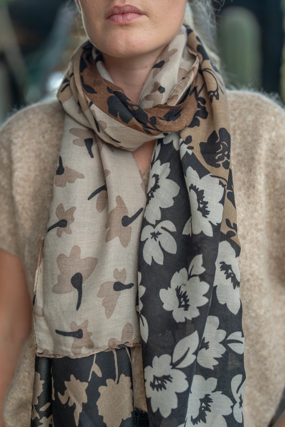 Foulard fleurs