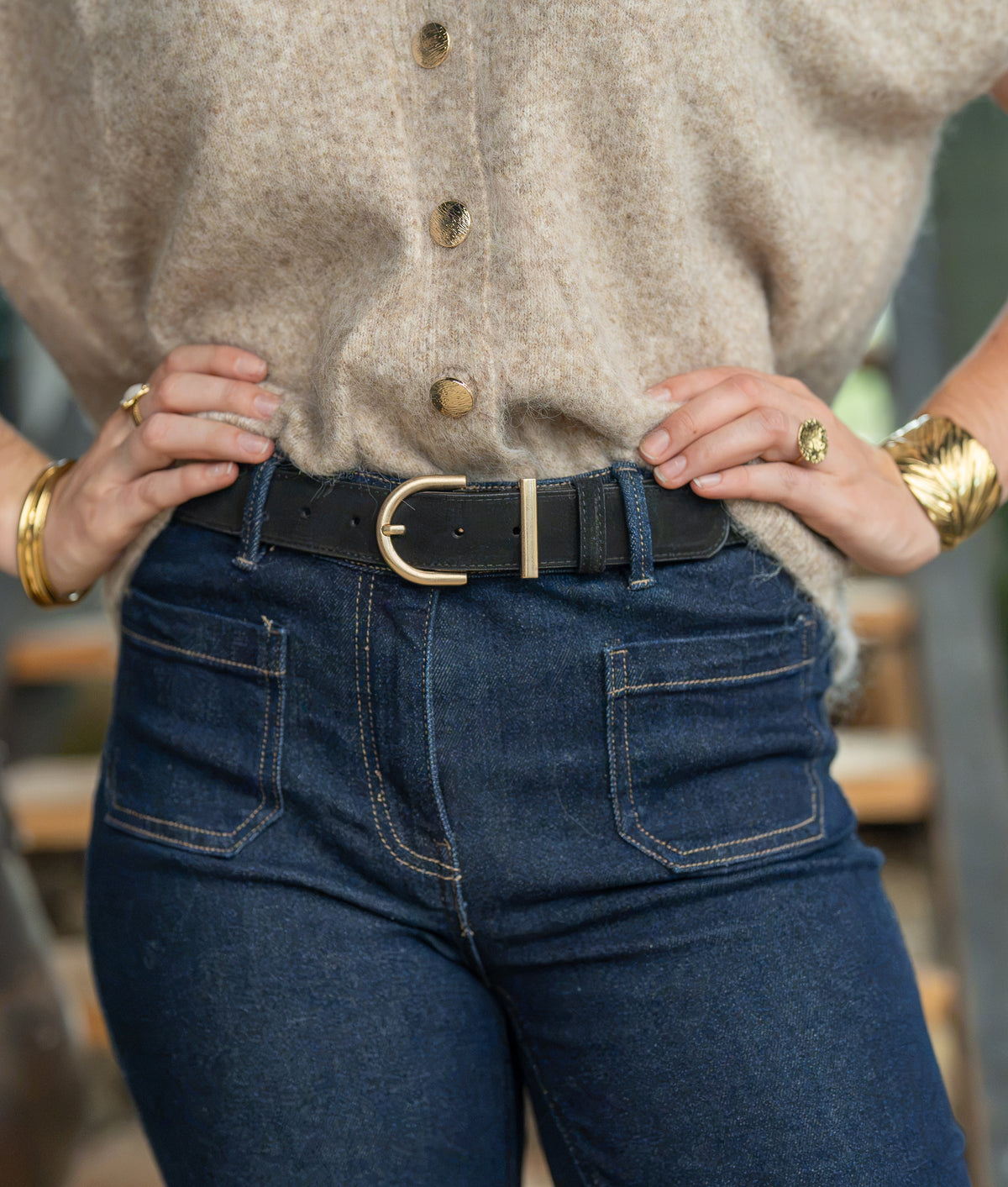 Ceinture en cuir