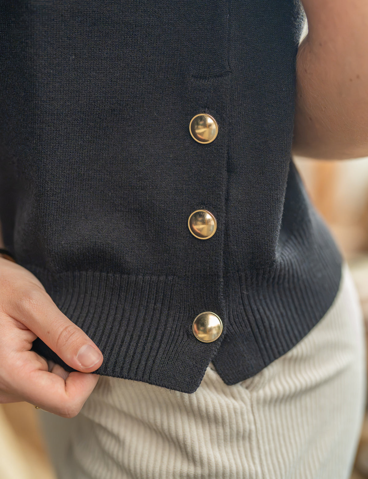 Pull sans manches