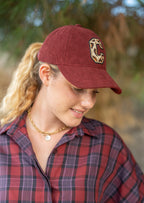 Casquette en velours
