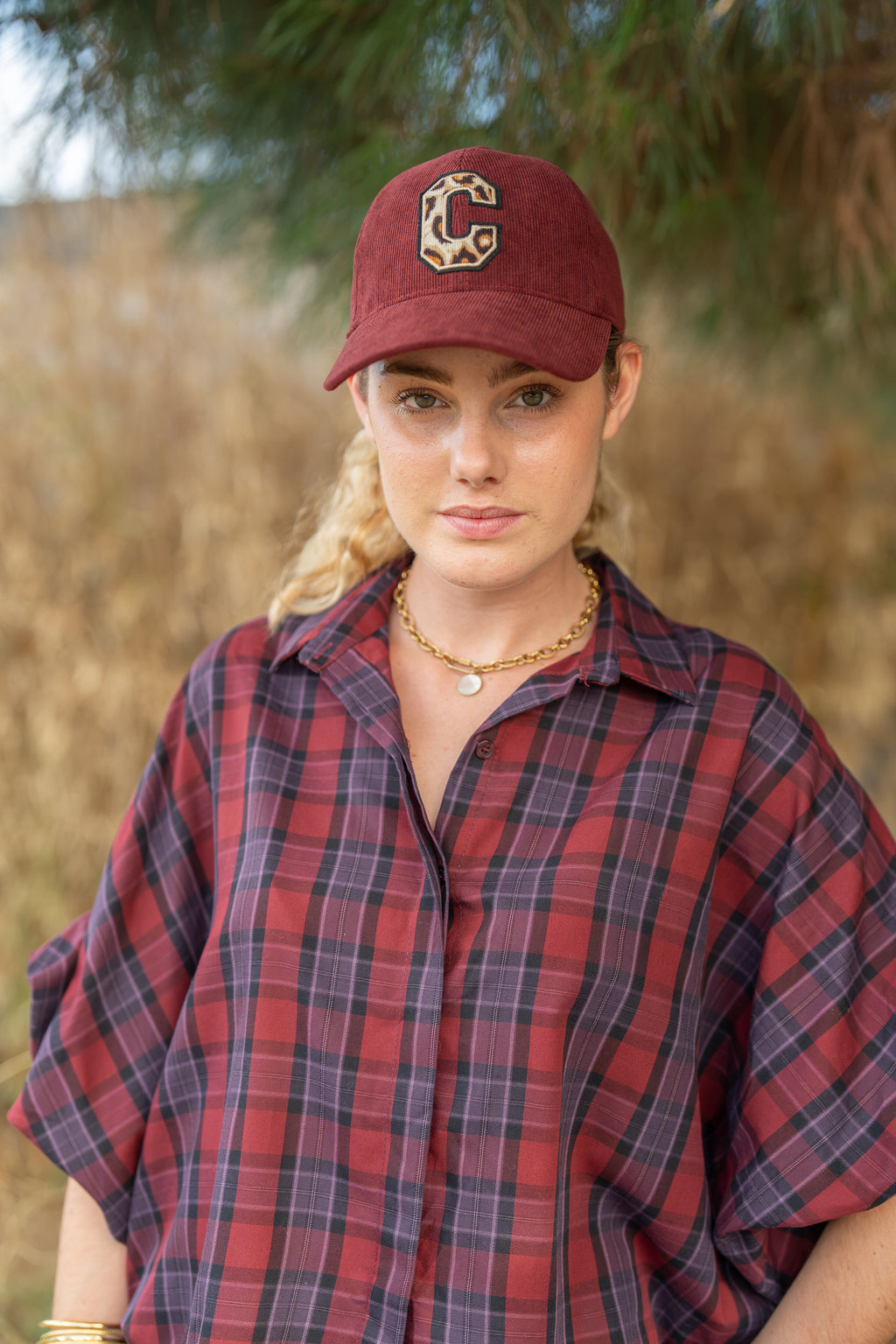 Casquette en velours