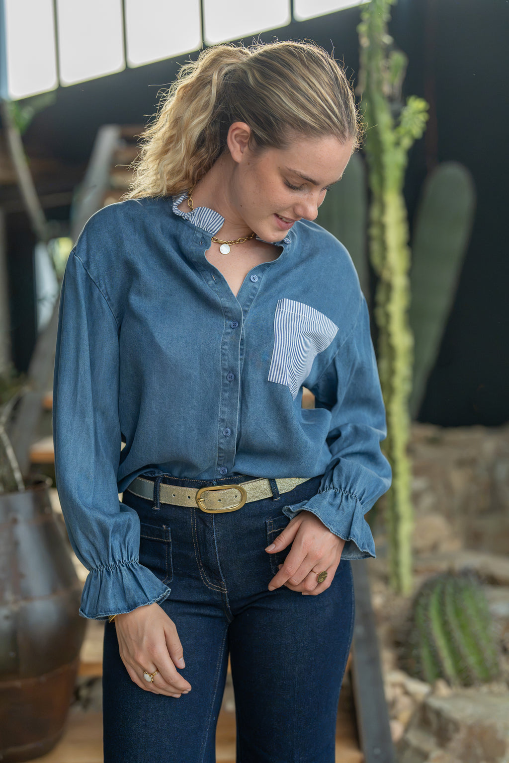Chemise en jean