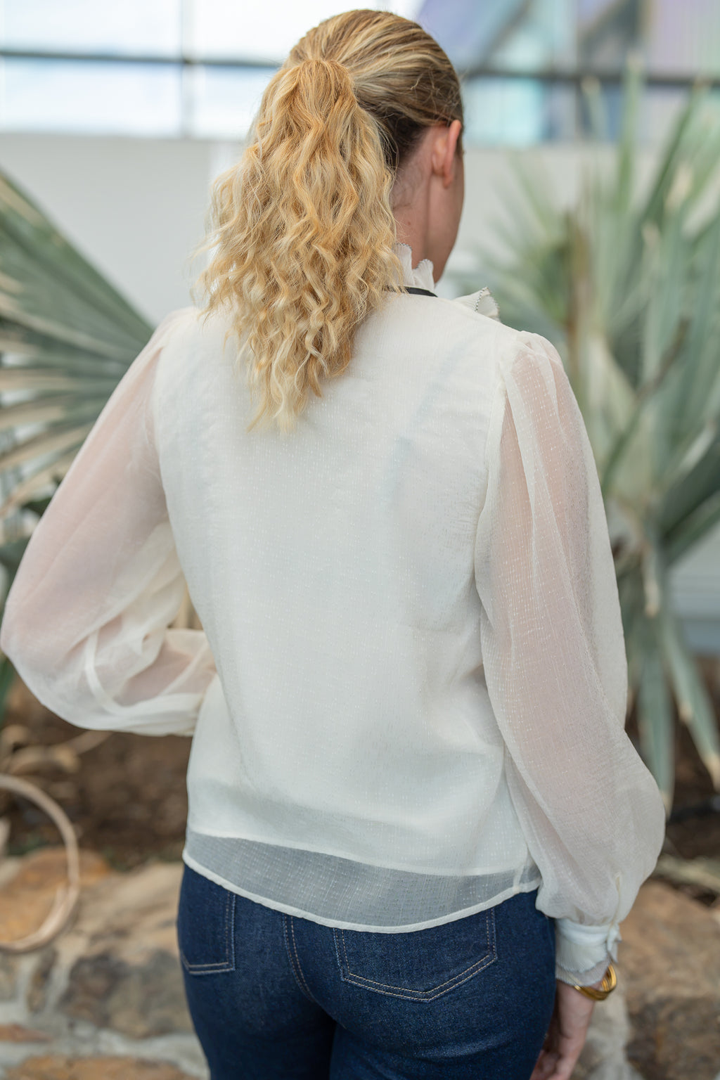 Chemise volant