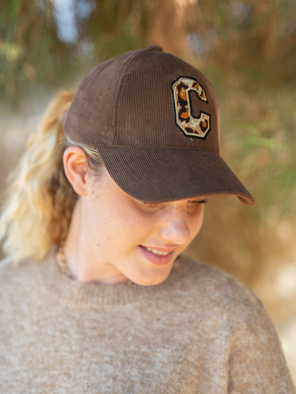 Casquette en velours