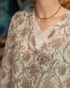 Tunique col dentelle