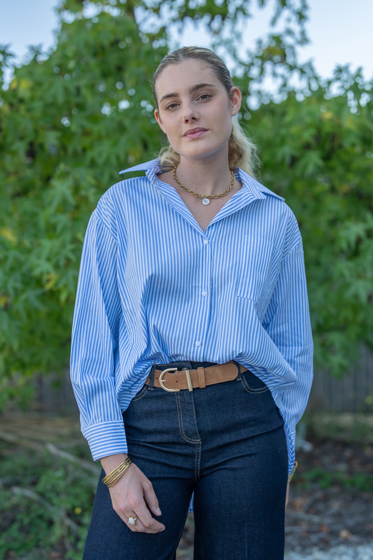 Chemise rayée
