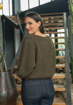 Gilet rayé boule