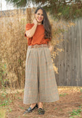 Jupe culotte à carreaux