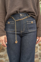 Jean ceinture chaine